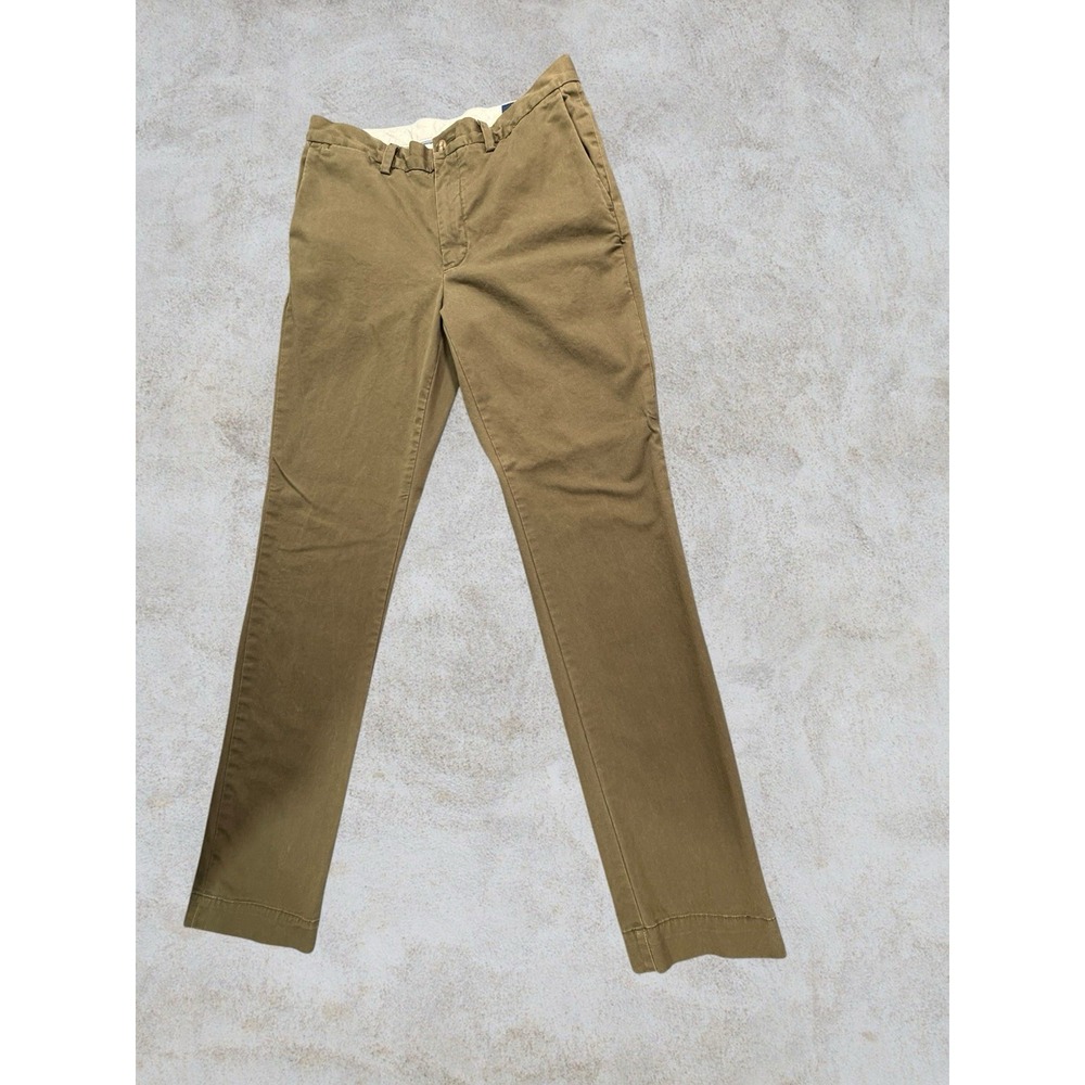 Polo Ralph Lauren The Polo Chino Men's Brown Slim Straight Leg Stretch Pants 30